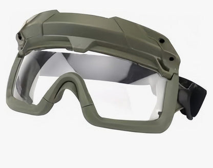 Tactical Helmet Goggles with Arc Rail Attachments