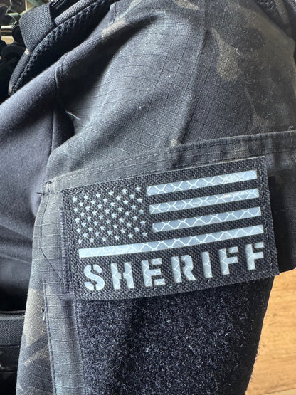 2x3.5” Sheriff Patch IR or Reflective