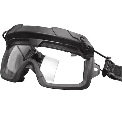 Tactical Helmet Goggles with Arc Rail Attachments