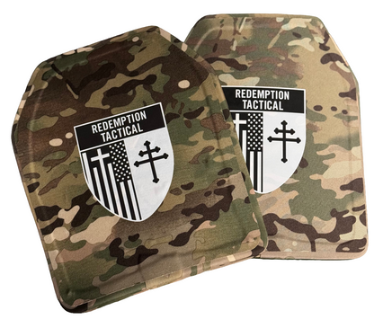 FULL KIT COMBO Crusader 2.0 Armor COMBO PACKAGE LIGHTWEIGHT LEVEL IV (2) 10x12 Front/Back Plates, Plate Carrier Bag