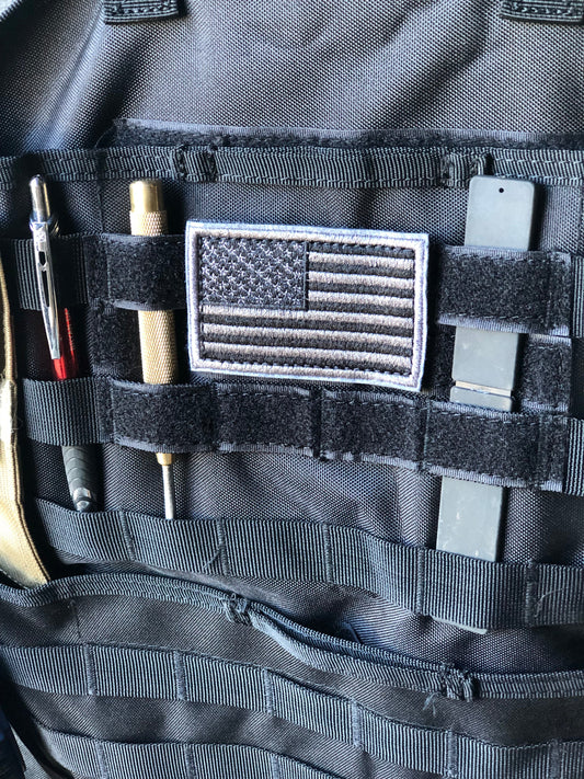 (PAIR) Car Seat Back Gear Organizer with FREE US Flag Patch included