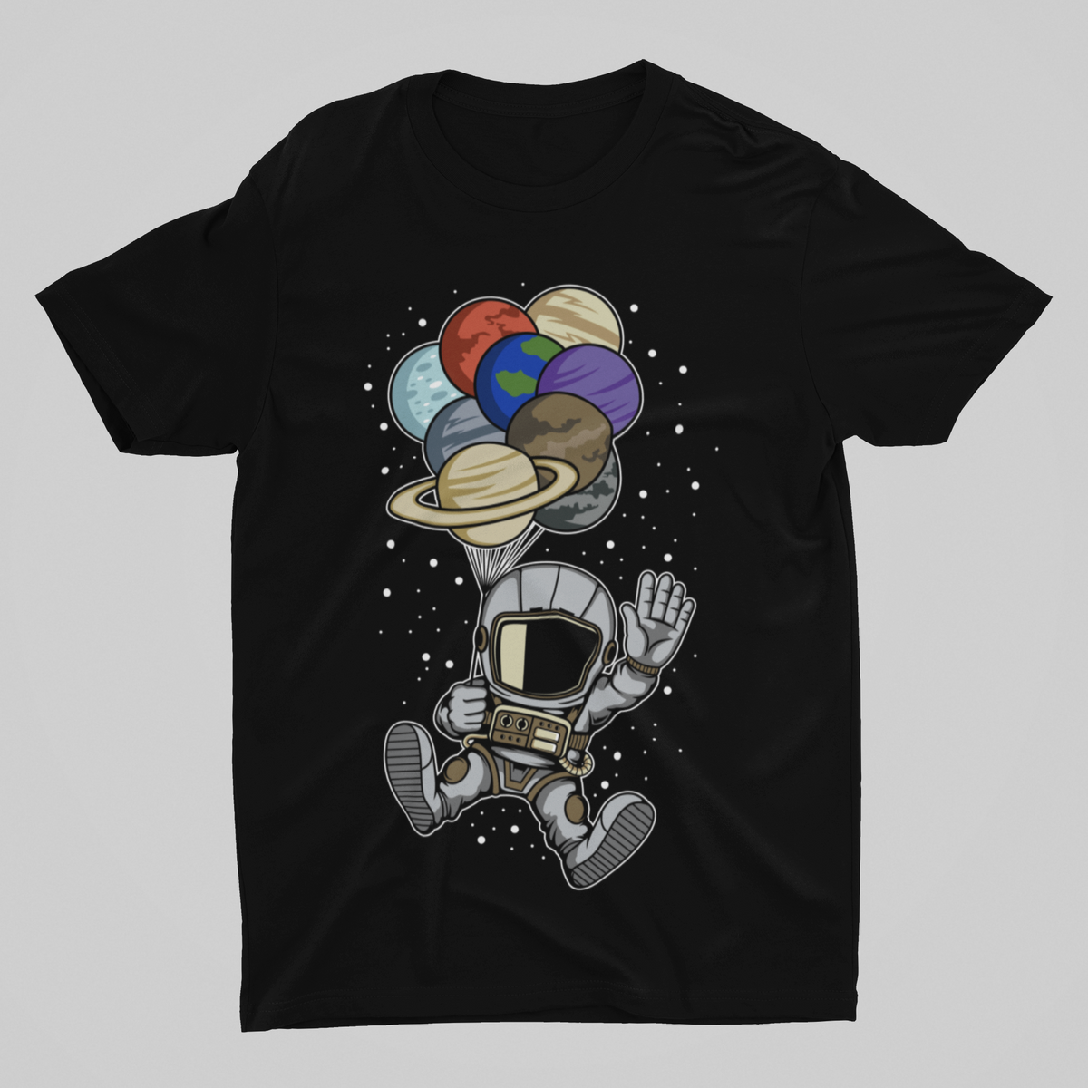 Astronaut Balloon Planets