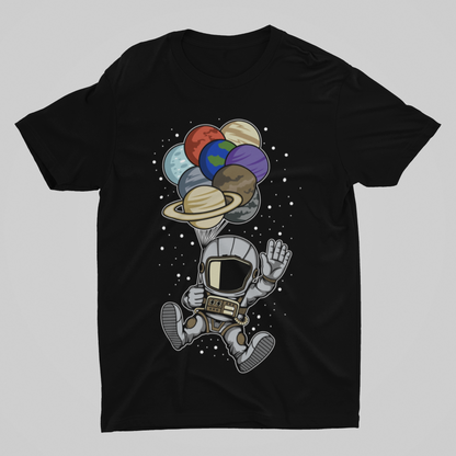 Astronaut Balloon Planets