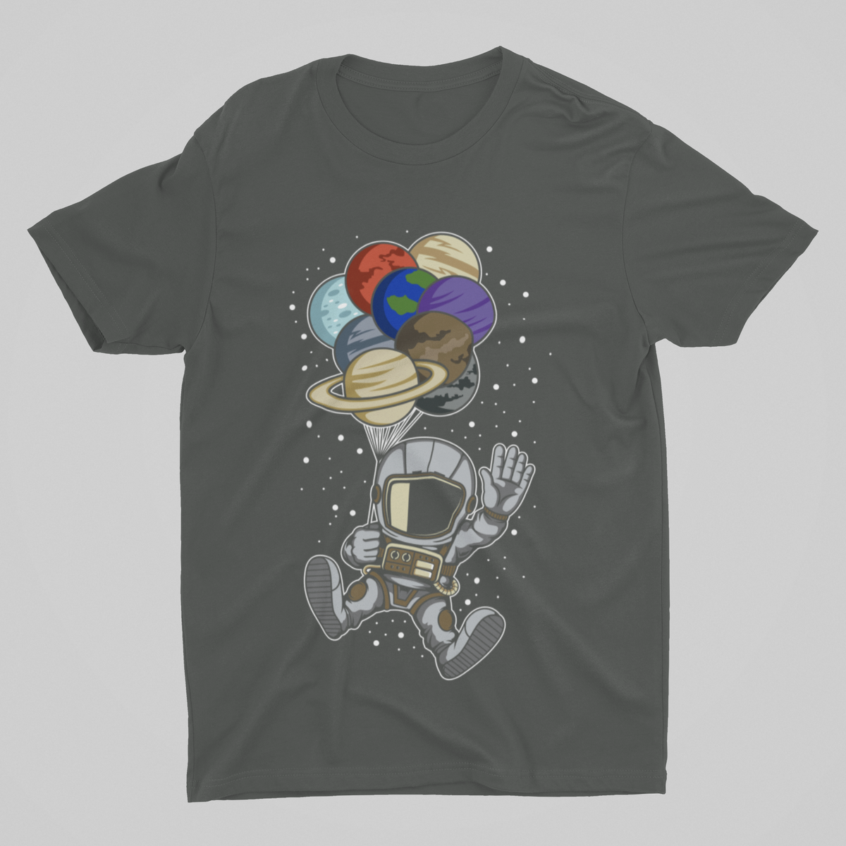 Astronaut Balloon Planets