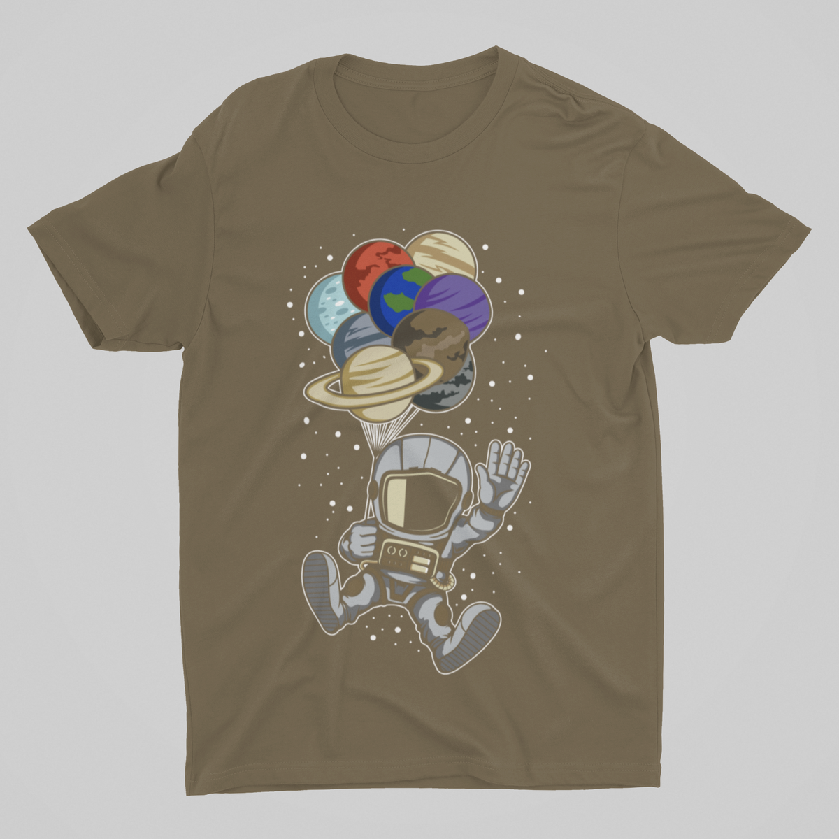Astronaut Balloon Planets