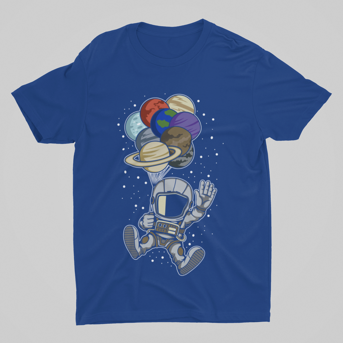 Astronaut Balloon Planets