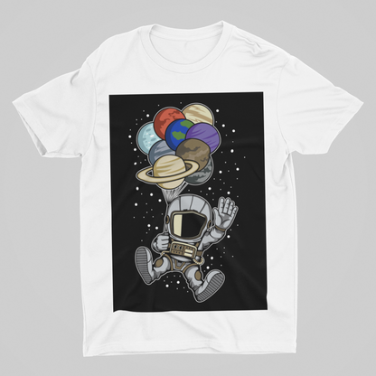 Astronaut Balloon Planets