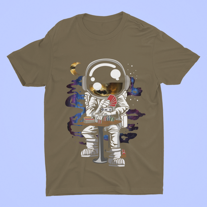 Astronaut Gambler tee