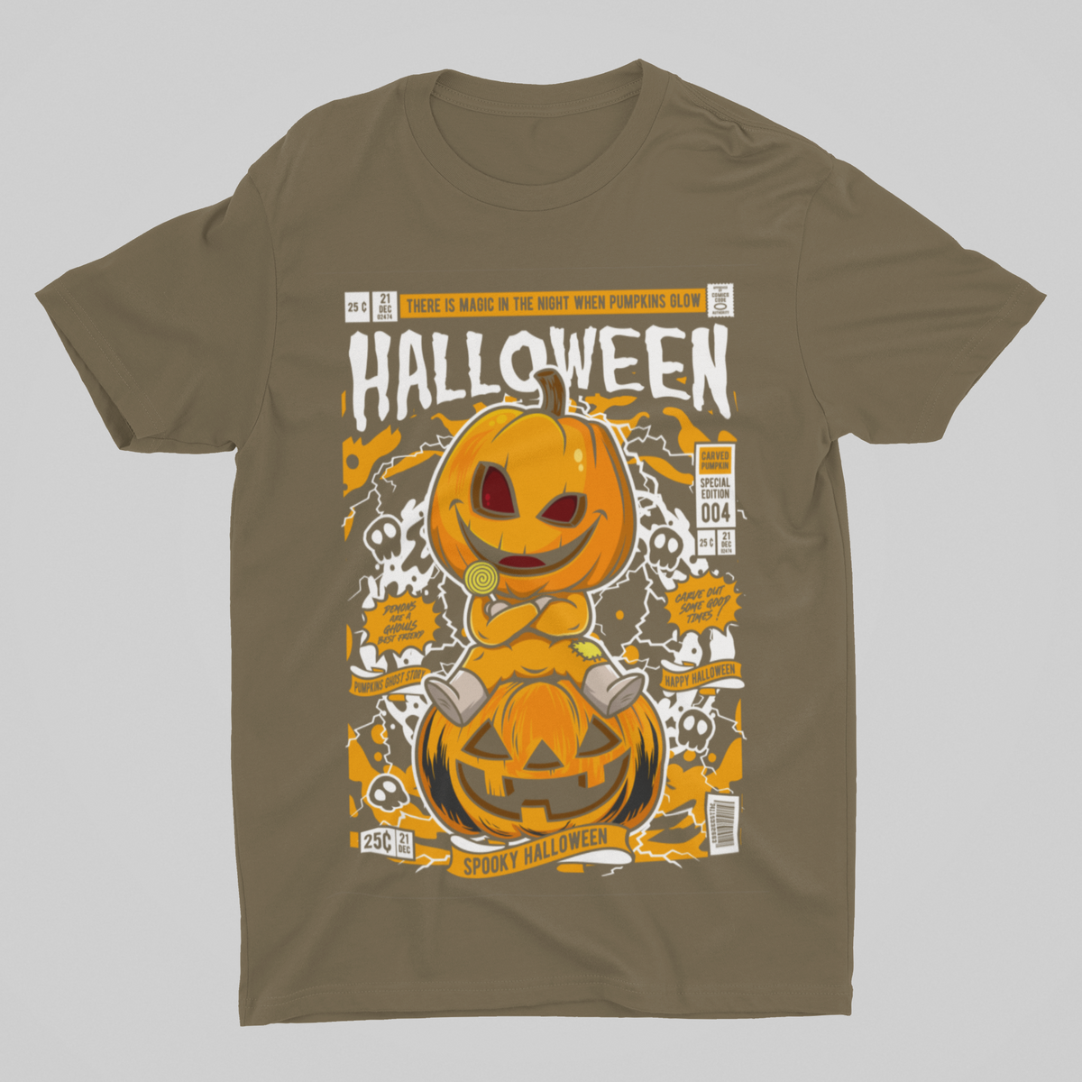 Halloween Pumpkin Cartoon