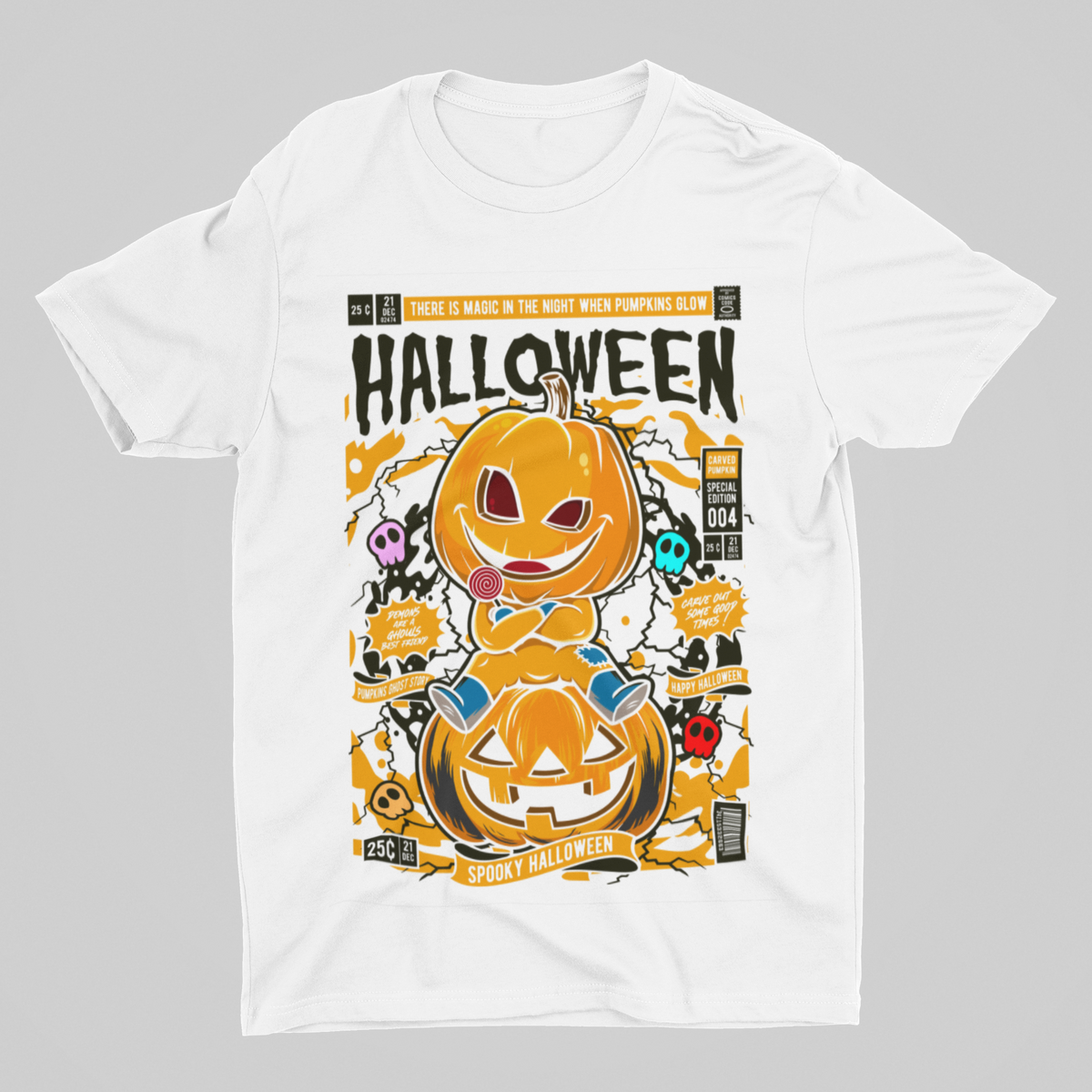 Halloween Pumpkin Cartoon