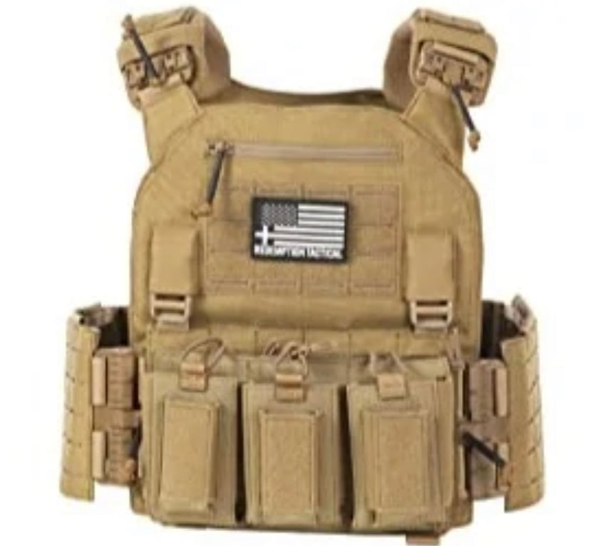 Redemption Tactical CRUSADER 2.0® ARMOR FULL KIT COMBO PACKAGE LIGHTWEIGHT LEVEL IV  (2) 10x12 Front/Back Plates (2) 6x8 Side Plates (Level III PE)
