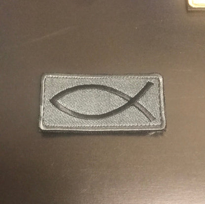 Christian fish Patch