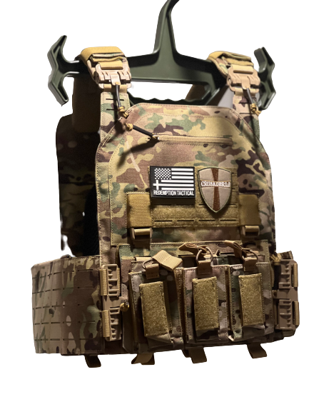 Redemption Tactical® "CRUSADER 2.0 XL” Plate Carrier Vest with Side Cummerbund