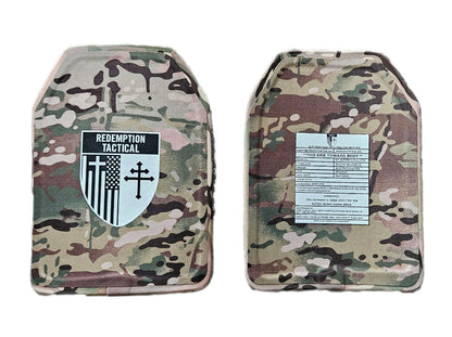 BIG BOY Crusader 2.0 XL Armor COMBO PACKAGE LIGHTWEIGHT LEVEL IV (2) XL Ceramic Front/Back Plates