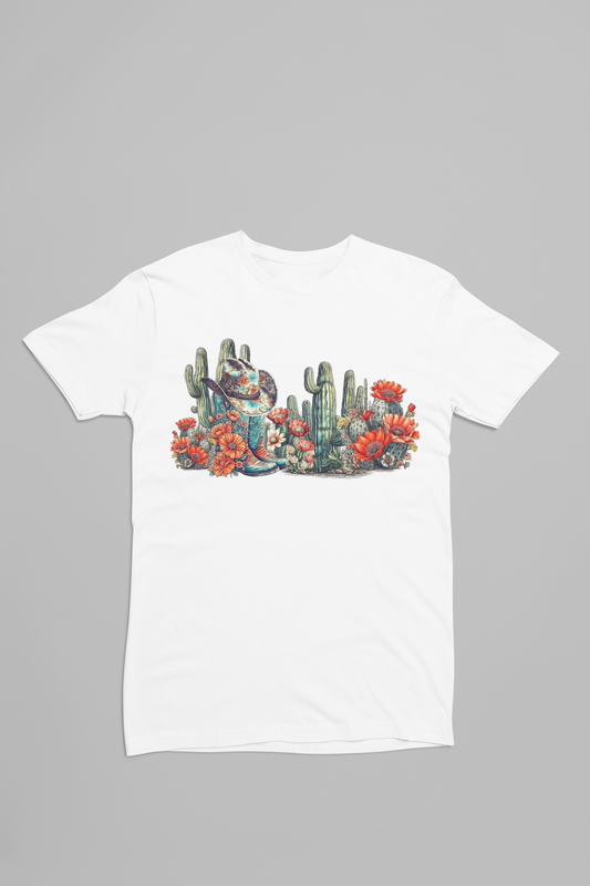 Southwestern Cowboy Boots Shirt