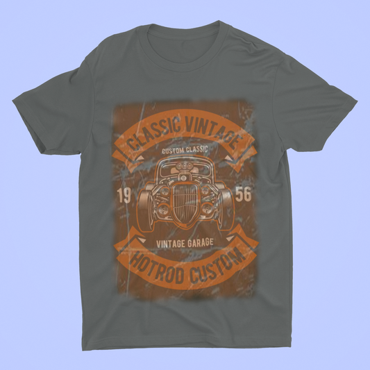 Vintage Classic Hot Rod grunge tee